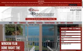 Glass Enhancements website