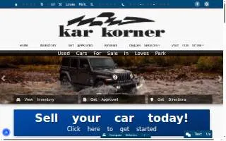 Kar Korner website