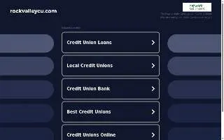 Rock Valley Credit Union website