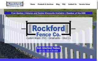 Rockford Fence website
