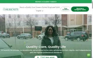 Serenity Plus Home Health Inc website