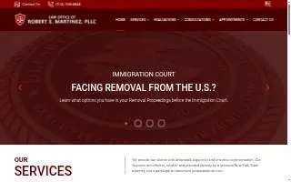 The Law Office of Amanda Adams Martinez LLC website