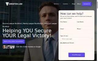 Vernsten Law of Loves Park website