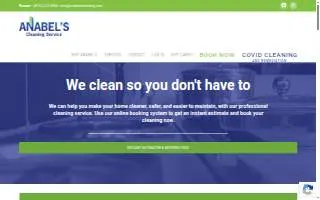 Anabel's Cleaning Service of Machesney Park website