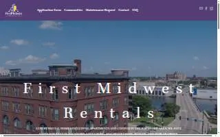 First Midwest Rentals website