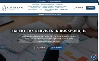 North Park Tax Service website