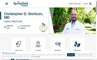 Christopher D. Stortzum, MD website