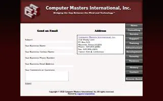 Computer Masters International Inc website