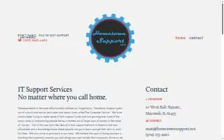 Hometown Support website