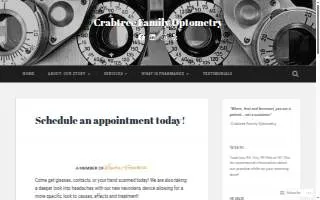 Crabtree Family Optometry website