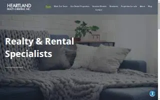 Heartland Realty & Rentals, Inc. website