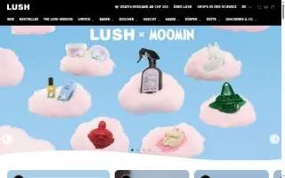 Lush Beauty & Body Bar website