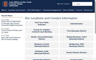 Cook County Public Defender Sixth Municipal Division