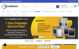 Unionville Appliance website