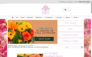 Charlene Floral Creations & More website