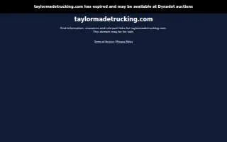 TaylorMadeDJservice website