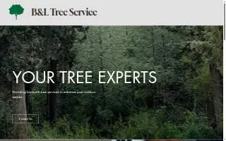 B & L Tree Services website