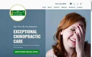 Go Chiropractic website