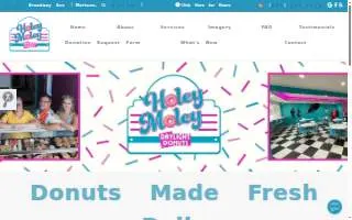 Holey Moley Daylight Donuts website