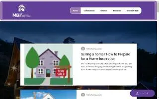 MG Home Inspection LLC website