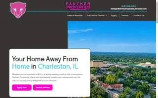 Panther Properties Charleston website