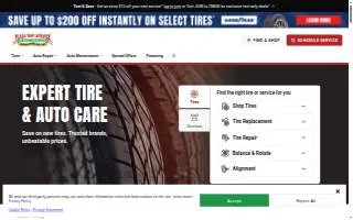 Plaza Tire Service of Mattoon website