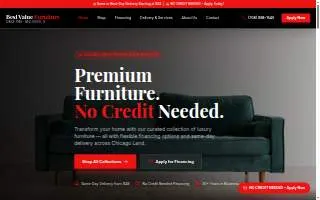 Best Value Furniture website