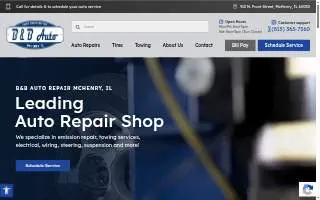 B & B Auto website