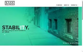 Sass IT Services of McHenry website