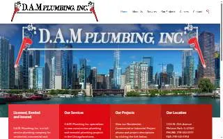 Dam Plumbing Inc website