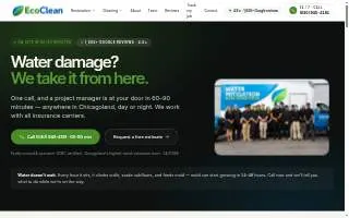 EcoClean of Melrose Park website