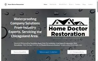 Home Doctor Restoration website
