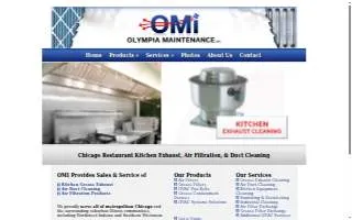 Olympia Maintenance, Inc. website