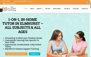 The In-Home Tutor Elmhurst of Melrose Park website