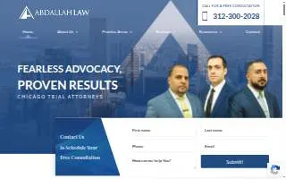 Abdallah Law of Midlothian website