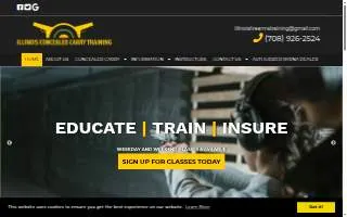 Illinois Concealed Carry Training website
