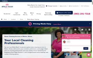 cleaning services of Moline
