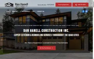 Dan Hanell Construction, Inc. website