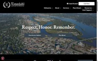 Esterdahl Mortuary & Crematory website