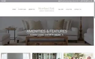 Heartland Park Living Center website