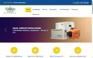 Trinity Electric of Moline website