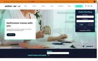 Earthmover Credit Union of Montgomery website