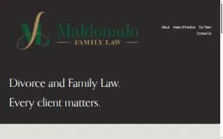 Maldonado Family Law, LLC of Montgomery website