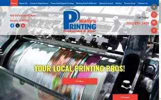 Wally's Printing of Montgomery website