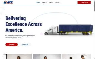A.F.F. Trans, LLC. website