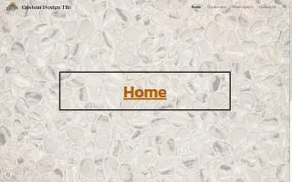 Custom Design Tile LLC website