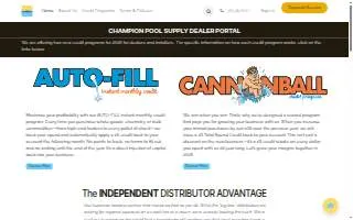 Champion Pool Supply - East Peoria website