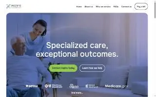 Aspire Home Health Care website