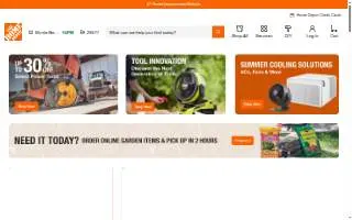 The Home Depot of Kirksville website