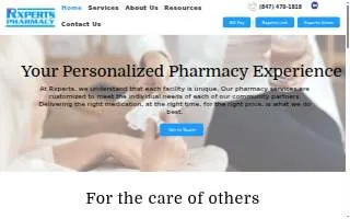 Rxperts Pharmacy Chicago LLC website